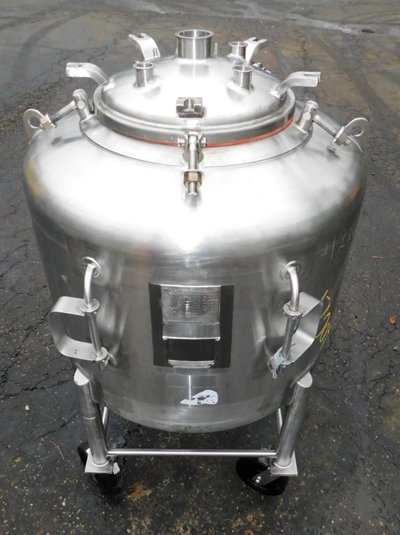 Used LETSCH PRESSURE TANK 100 GALLON Stainless Steel Tanks New Jersey US | Champion Trading Corporation #424650