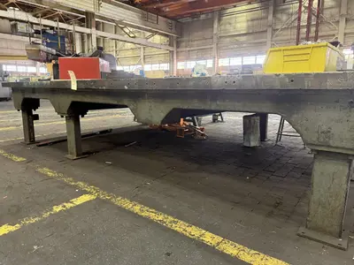 12'3" X 8'3" STEEL LAYOUT TABLE: STOCK #23550