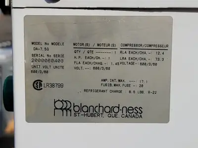 USED BLANCHARD DA-7.5G