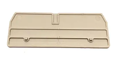 ZAP/TW3 | Weidmuller  Terminal Block End Plate Beige LOT OF 10 - Used