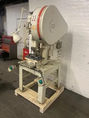 5914-230 Perkins Model 10-C 10 Ton OBI Punch Press, Air Trip Mechanical Clutch