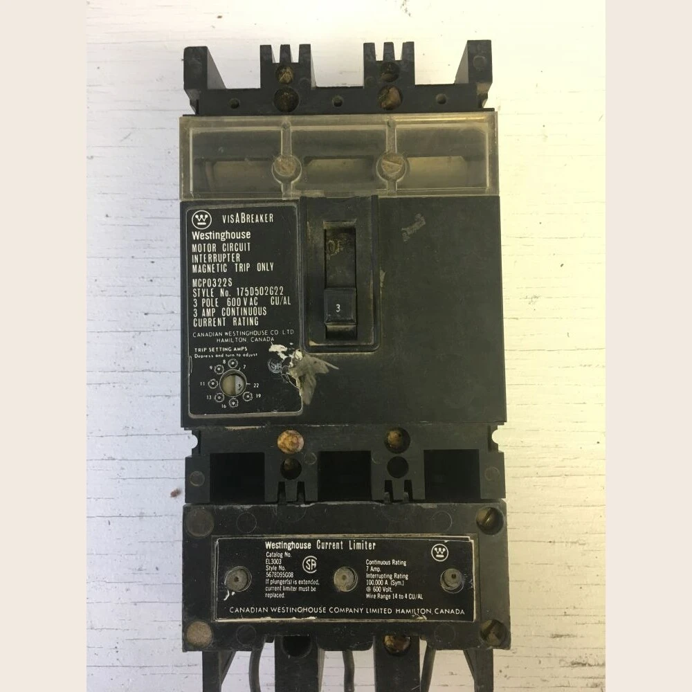 Westinghouse 3 Amp Breaker With Current Limiter