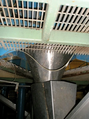(2) Toniatti 204-REA 1250 x 500mm perforate basket centrifuges, 304SS.