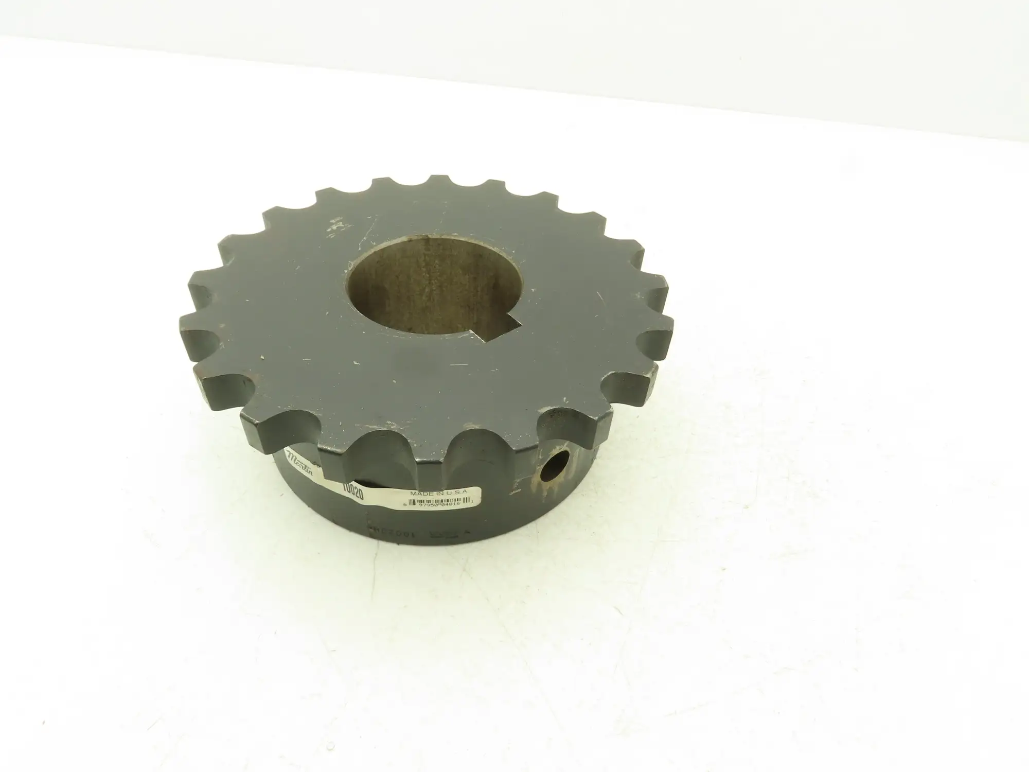 Martin 10020H Roller Chain Coupling Hub 3" Bore 20 Tooth #100 Chain 3.150" LTB