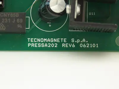 Tecnomagnete 062101 PRESSA202 Relay Integrated Circuit Board Printed Revision 6