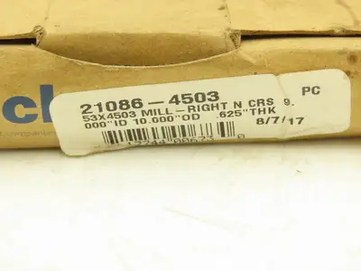 Garlock 21086-4503 Mill Right Oil Seal Klozure 9" ID 10" OD 0.625 Width