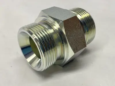 0649.0009 | Atlas Copco  Double Nipple 1-1/4" x 1-1/4" NPT ST DN25 LOT OF 3 - New Other