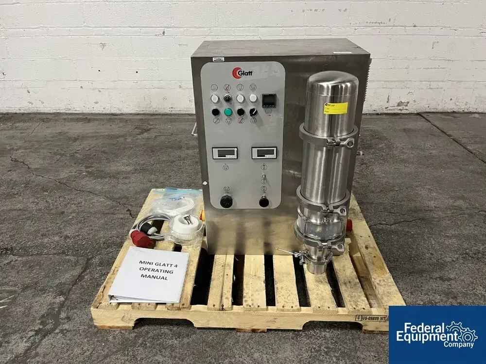 USED Glatt Glatt Mini Glatt 4 Lab Fluid Bed Dryer