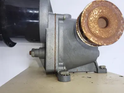 USED DAYTON DAYTON 1LPZ1 GEARMOTOR,9.5 RPM,200TORQUE,115/230V & MATCHING GEAR BOX