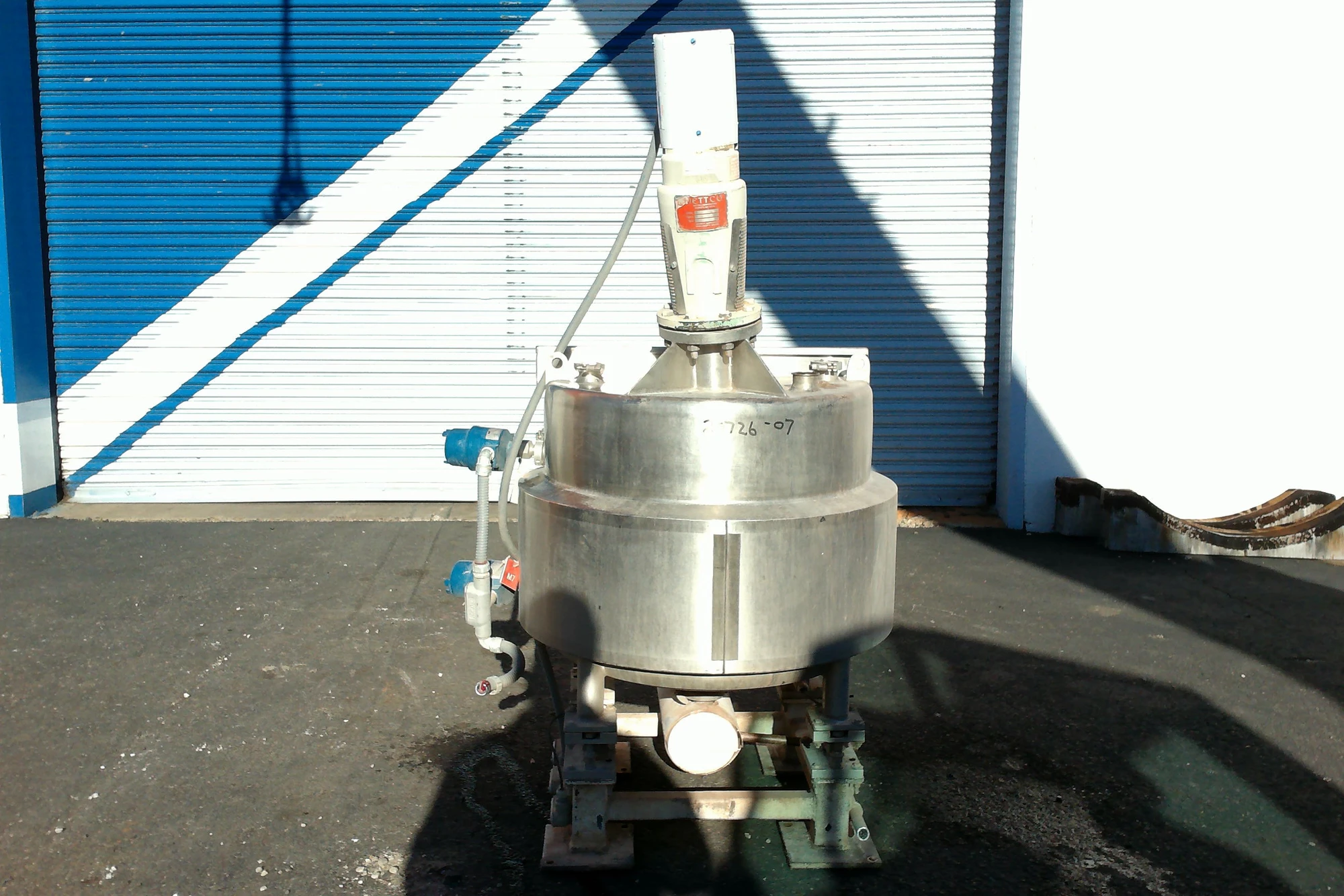 75 Gallon Stainless Steel Mix Tank