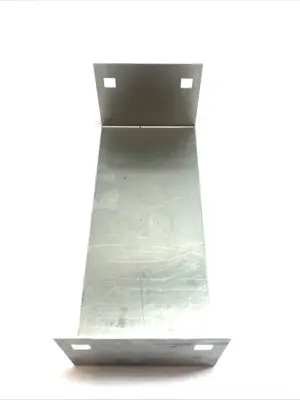 USED COOPER B-LINE ALUMINUM BLIND END PLATE LOT OF 3