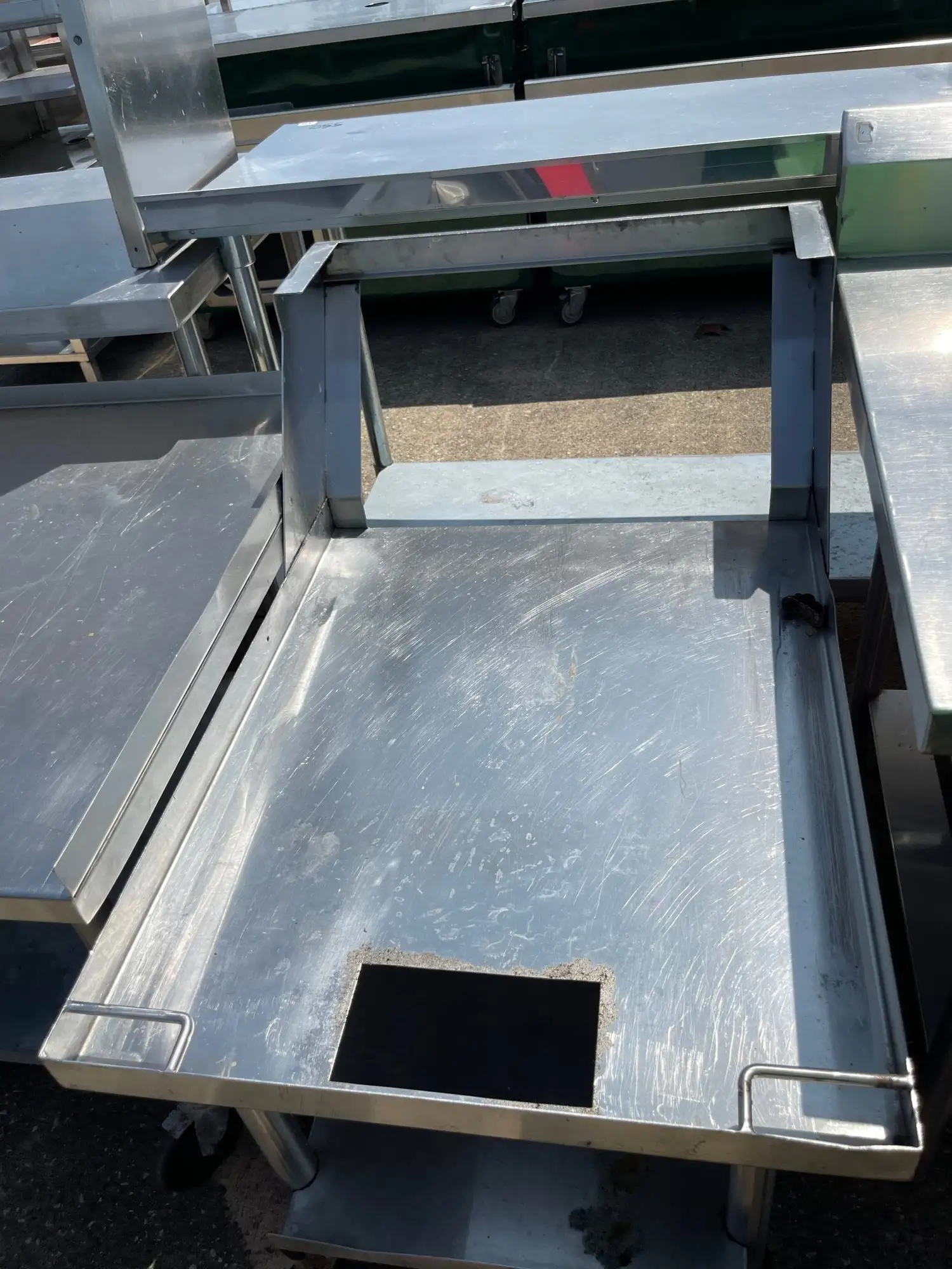 Used Falcon Restaurant Supply Used Stainless Steel Equipment Cart Stand - SS78 Restaurant Equipment (Miscellaneous) Illinois US | Falcon Restaurant Supply #1376093