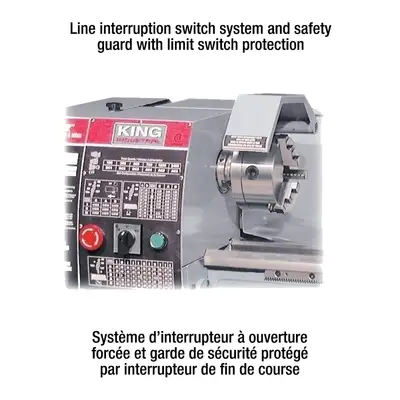 New | in-Stock KING CANADA KC-1022ML Engine Lathes British Columbia CA | Lenmark #267693