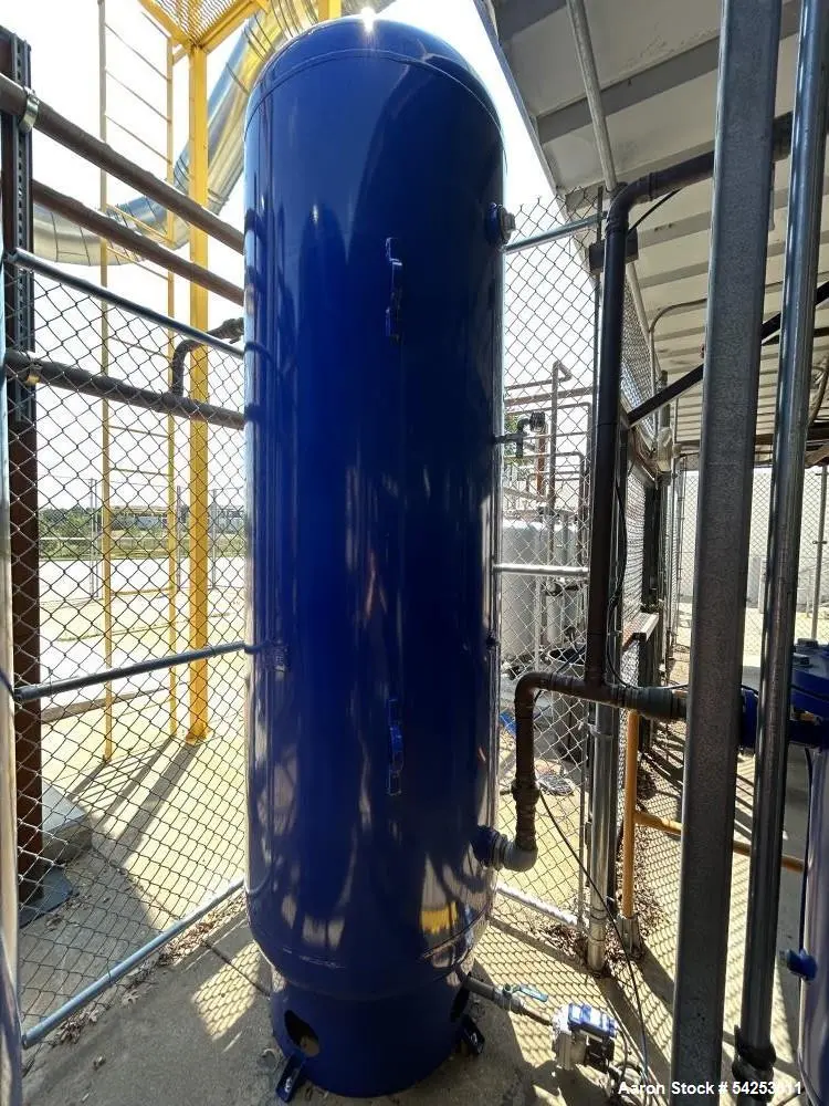 Used 500 Gallon Compressed Air Tank – 36" x 108" – 165 PSI Rated