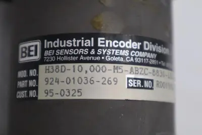 BEI H38D-10,000-M5-ABZC-8830-LED-SC-UL-S SER R0019103 STOCK 5331