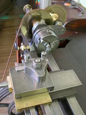2581-385 Antique Goyen Ornamental Turning Lathe – Circa 1871, with Accessories