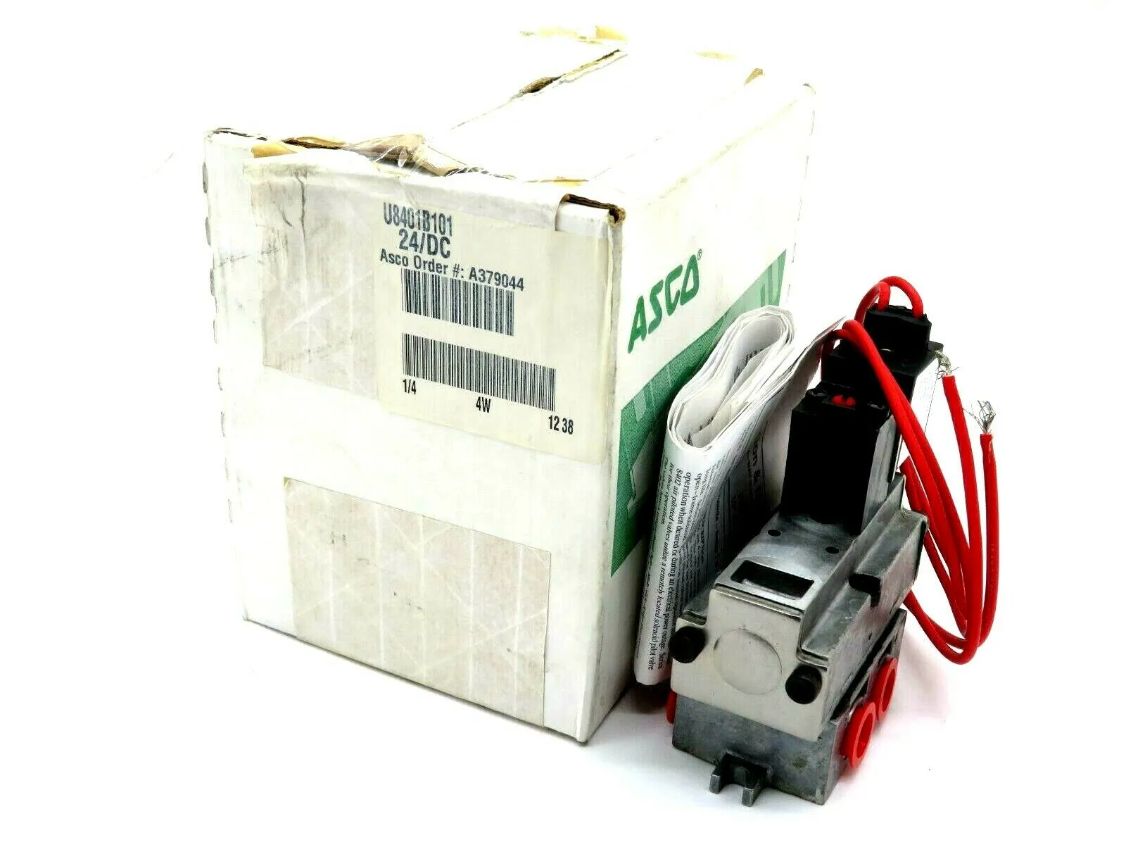 NEW ASCO U8401B101 SOLENOID VALVE 24VDC 20-150 PSI