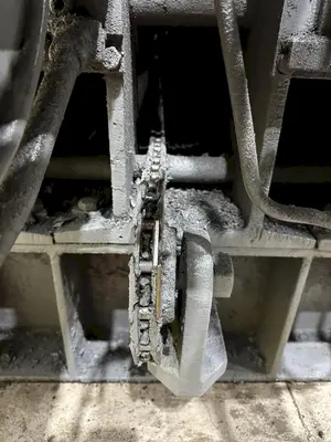 400 TON X 30' DRILCO TRAVELING HEAD HYDRAULIC STRAIGHTENING PRESS: STOCK #24953