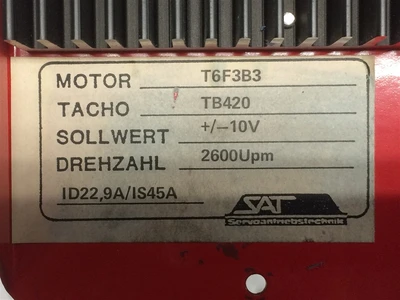 USED LABOD GN6DZ-4Q-80-SERVO CONTROLLER
