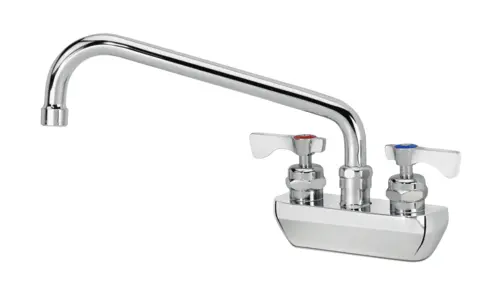 Krowne 14-410L Splash Mount Faucet - 10" Swing Spout, 4" Centers