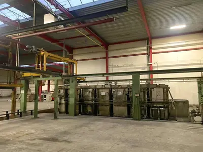 USED ESTEE POWDERCOATING LINE