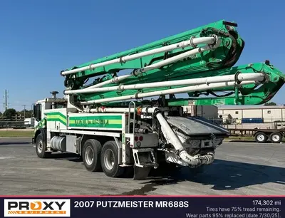 Used 2007 PUTZMEISTER MR688S Concrete Mixer Trucks Oklahoma US | Proxy Equipment #1382729