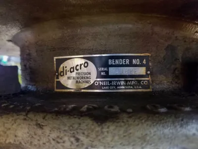 DI-ACRO Bender No. 4 Hand Benders | Barbarotto Int'l Sales Corp (4)