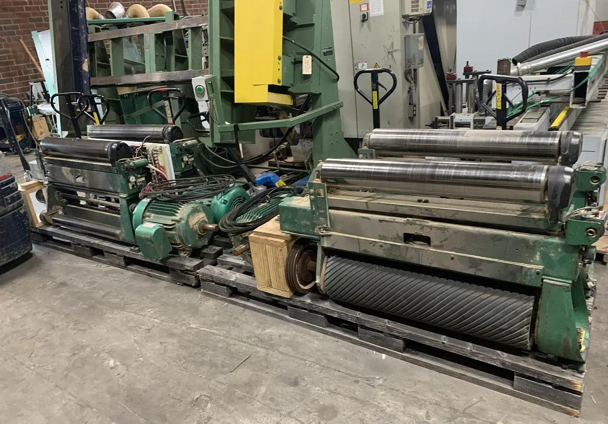 MISC. SPARE PARTS REMOVED FROM TIMESAVERS 337-4, 37", 4-HEAD WIDE-BELT SANDER