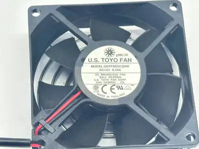 USTF802512HW | U.S. Toyo Fan  DC Brushless Fan 0.24A 12VDC - Used