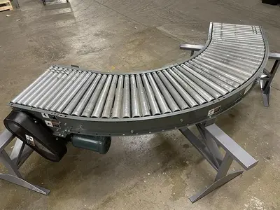 Used INTELLIGRATED 90 DEGREE CONVEYOR Roller Conveyors Wisconsin US | Packer City Sales #1301784