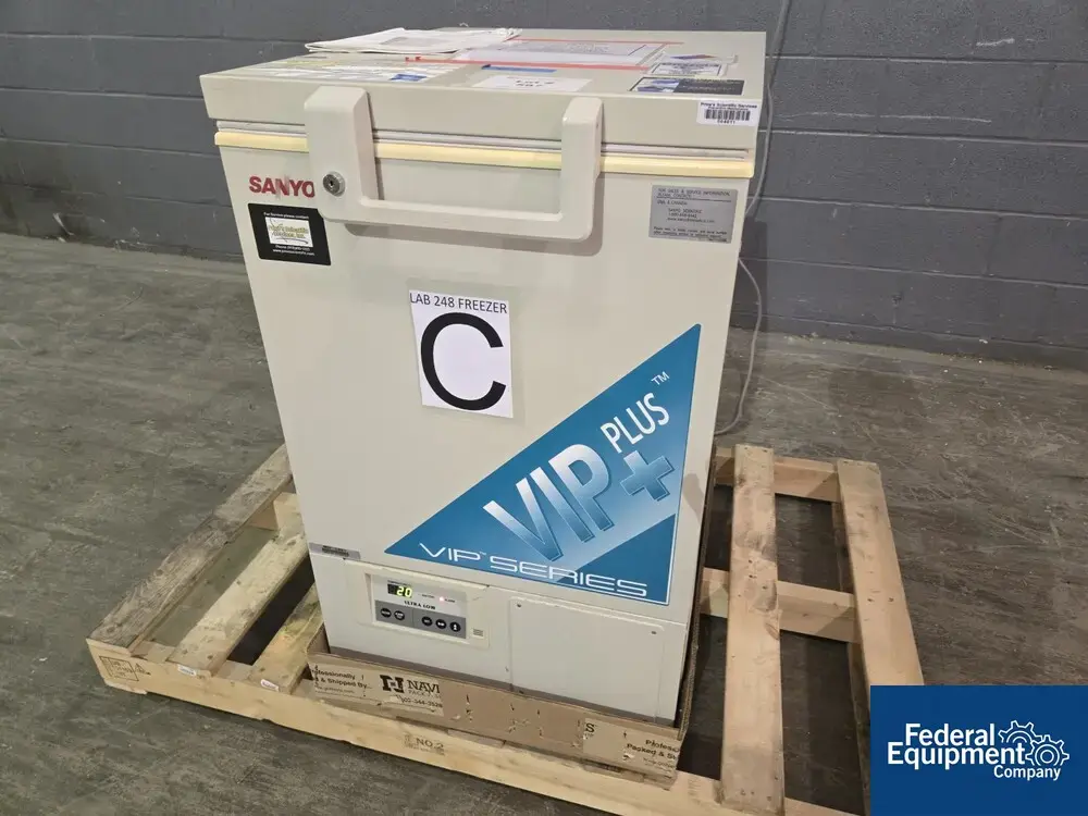 Used Sanyo Sanyo Vip Plus Series Model MDF-C8V1, -80C Laboratory Chest Freezer Lab Freezers Ohio US | Federal Equipment Company #1256526