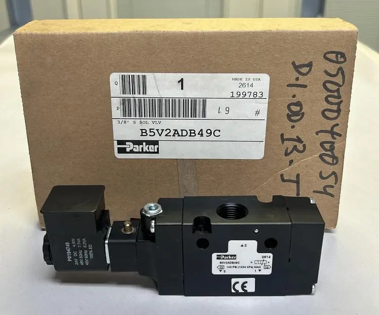 New | in-Stock PARKER B5V2ADB49C Solenoid Valves Ohio US | Surplus Asset Holdings #1236161