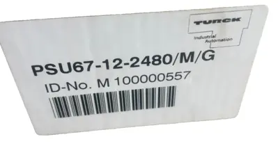 NEW TURCK PSU67-12-2480/M/G POWER SUPPLY MODULE 100000557 PSU6712480MG