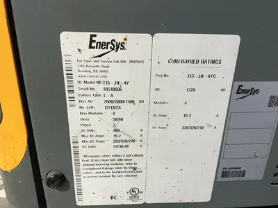 Used ENERSYS EI3JN4Y0 Material Handling (misc) Ohio US | HGR 24 #1482458