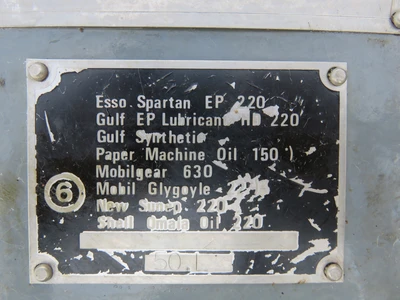Santasalo Finland Gear Reducer  type CHG125M1.1