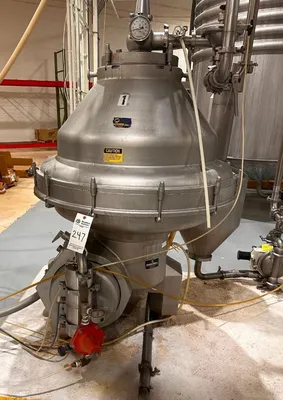 Alfa-Laval MRPX 417 TGV-74C warm milk separator, 316SS.