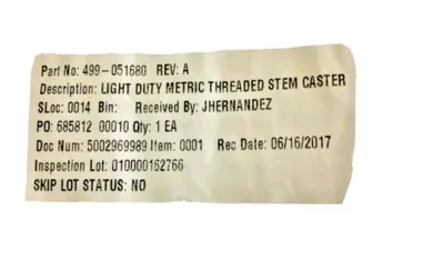 Colson 4BB3B04A905 Casters | ANACAPA EQUIPMENT BROKERS, INC (4)