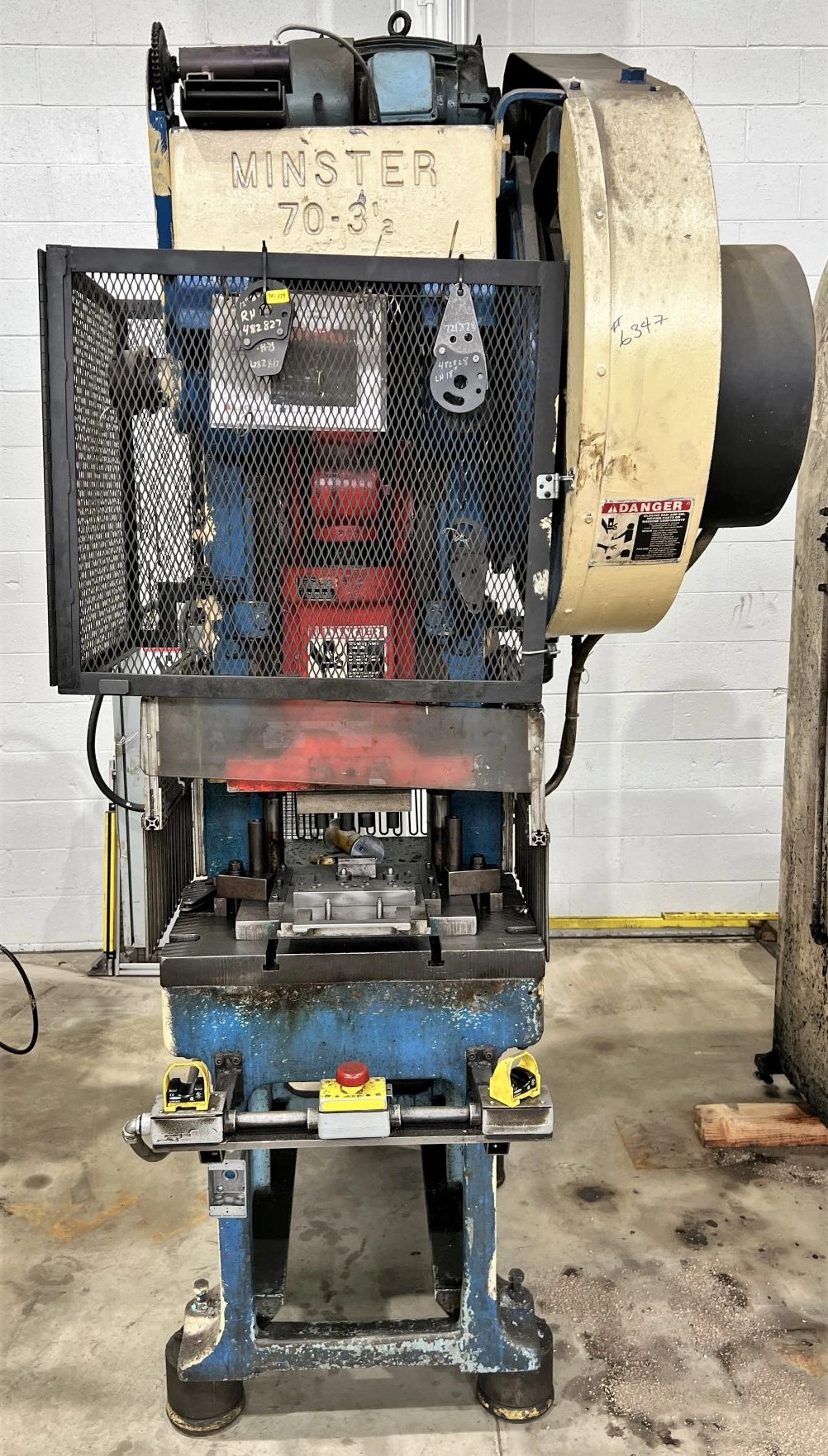 USED MINSTER MINSTER FIXED BASE 70-3 1/2 PRESS