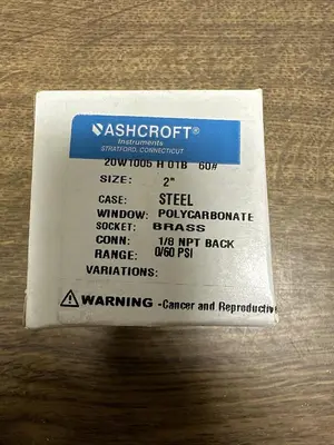 Used ASHCROFT 20W1005H01B 60# Universal Pressure Meters Ohio US | Surplus Asset Holdings #1245640