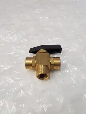 FEMALE L-PORT BRASS BALL VALVE