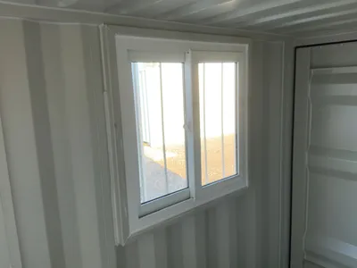 New 10’4” Job Site Storage Container, 10’4” x 6’ x 78-1/2” tall overall, Swing Doors on One End with...