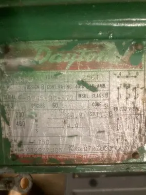 USED 20 HP 3-PHASE MOTOR