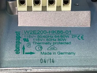 Used EBMPAPST W2E200HK6801 Miscellaneous MRO Ohio US | HGR 24 #1325006