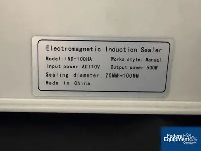 Used N/A Jorestech Cap Induction Sealer, Model IND-100HA Cappers Tamper Evident - Induction Sealers Ohio US | Federal Equipment Company #1338373