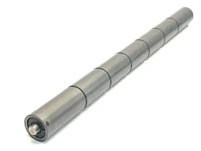 Conveyor Roller Grooved 30-1/8" L, 2-1/4" OD, 30-7/8" L Shaft, 3/4" OD - New Other