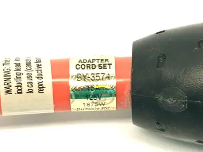 BY-3574 | Carol Brand  Heavy Duty 3-Outlet Adapter Cord Set 125V 15A 1875W 2' - Used