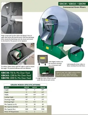 New | in-Stock 2026 FARMMASTER GBC38 Feed Mixers Pennsylvania US | Zimmerman Farm Service #1410269