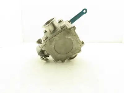 VNE 68-00 2" Sanitary Tri-Clamp Ball Valve 3-Way Stainless with 1 Cap and Clamp