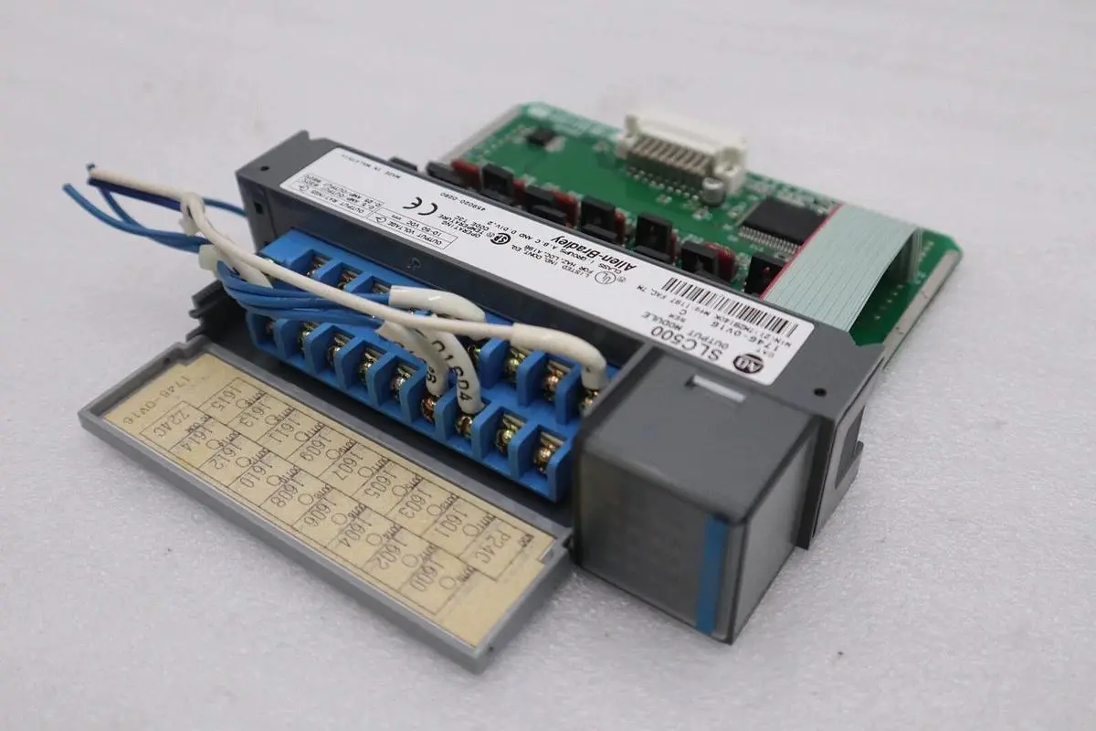 Allen Bradley 1746-OV16 Ser. C Output Module SLC 500 1746OV16 AB STOCK K-80-D