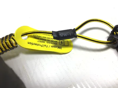 3M 1500177 DBI SALA Hard Hat Lanyard Coil Tether Max Capacity 4lbs (1.8kg)